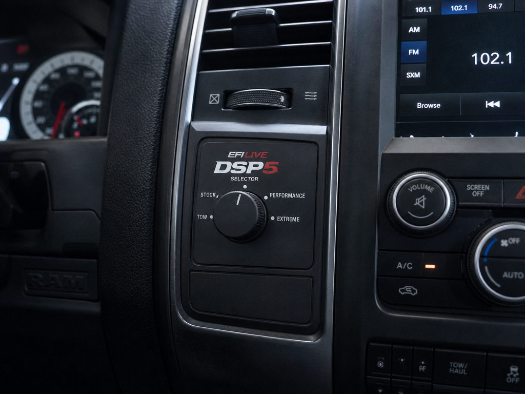 EFI Live DSP5 switch Cummins tune profiles