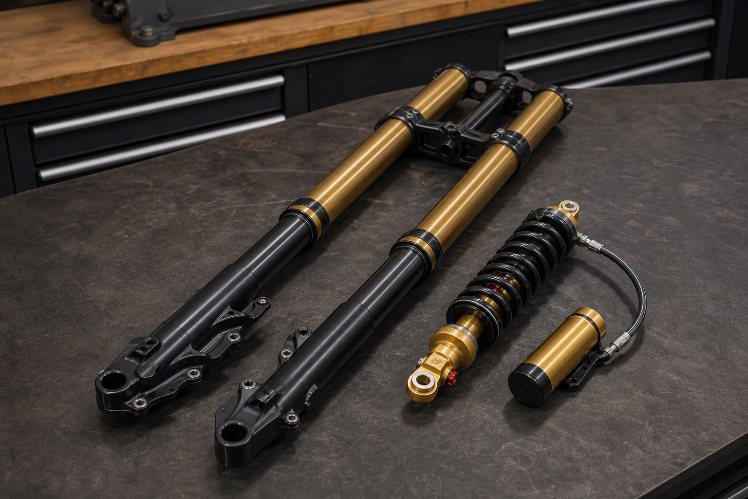 Adventure long-travel suspension setup in Miami