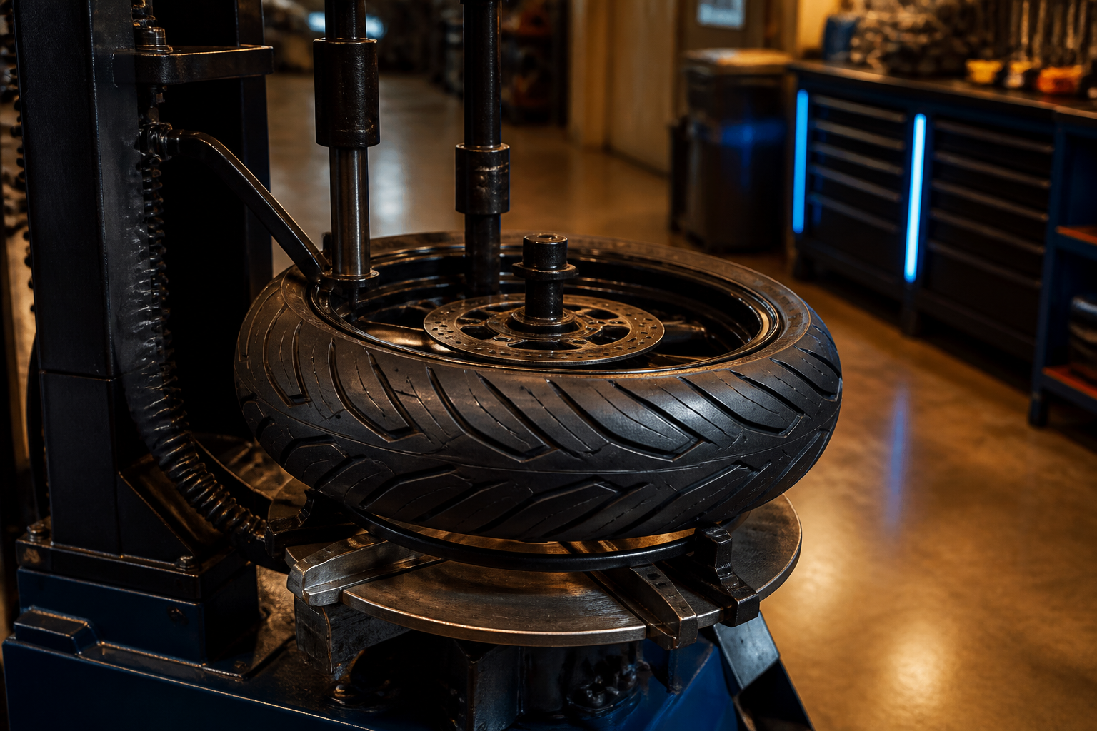 Motorcycle tires near Miami Beach