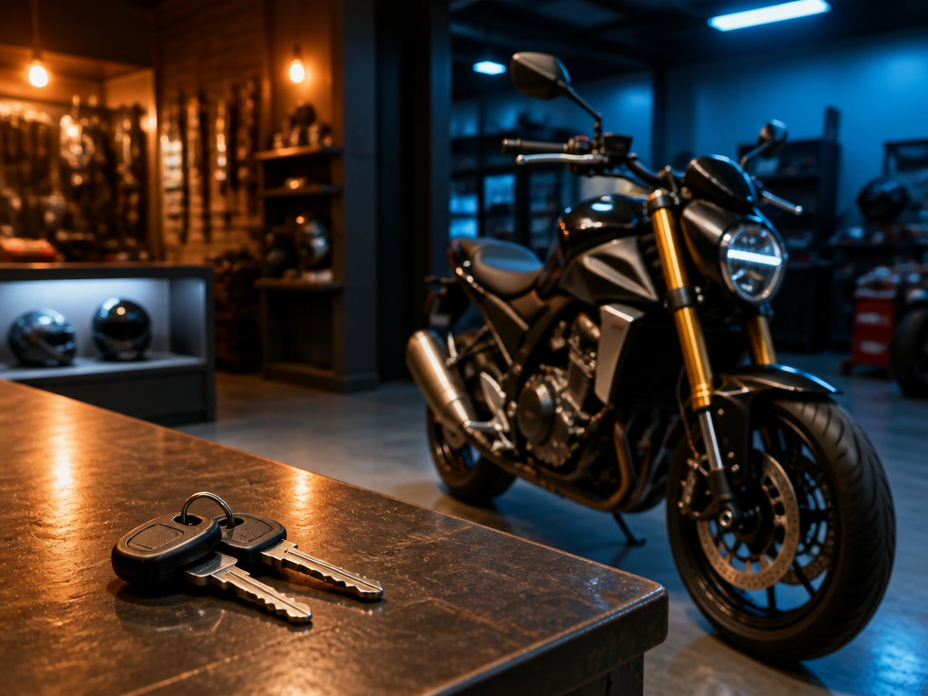 Deciding whether to sell outright or trade a motorcycle in Miami