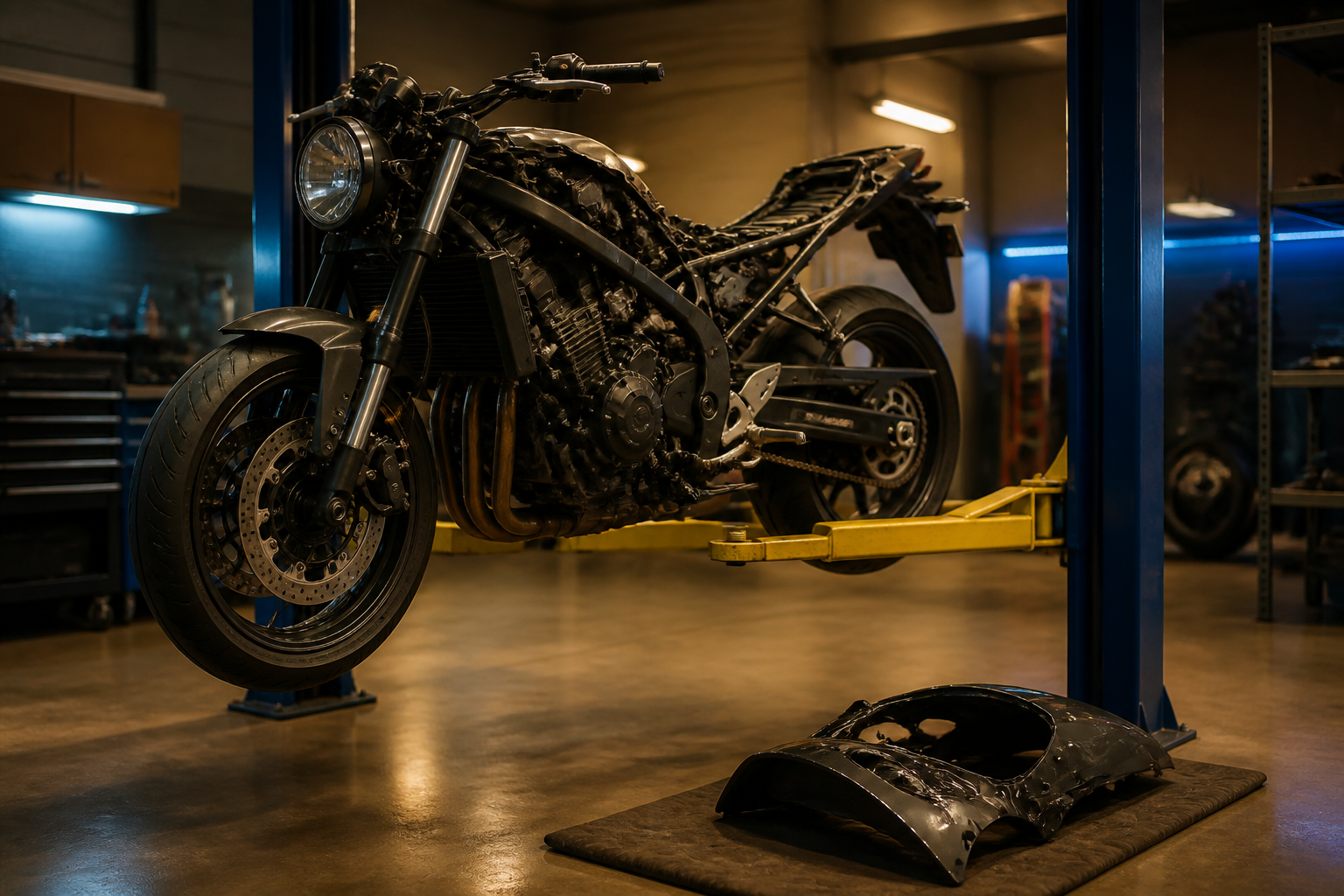 Motorcycle inspection near Kendall