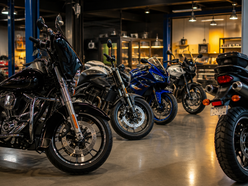Motorcycles of every brand serviced at Biscayne Moto Works in Miami