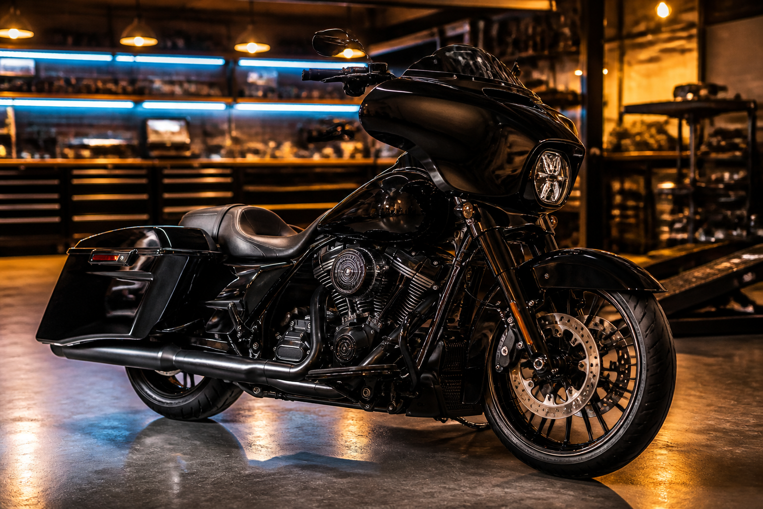 Harley Street Glide Stage 2 build in Miami