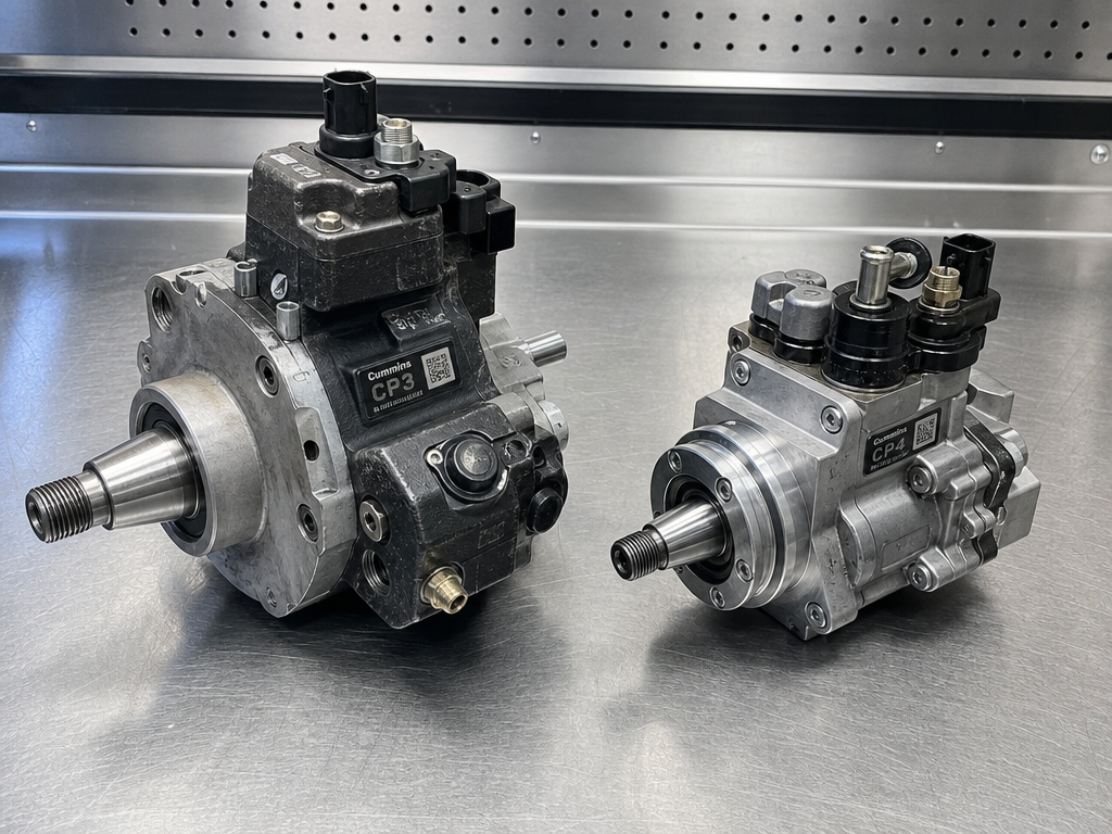 Cummins 6.7 CP3 vs CP4 injection pump comparison