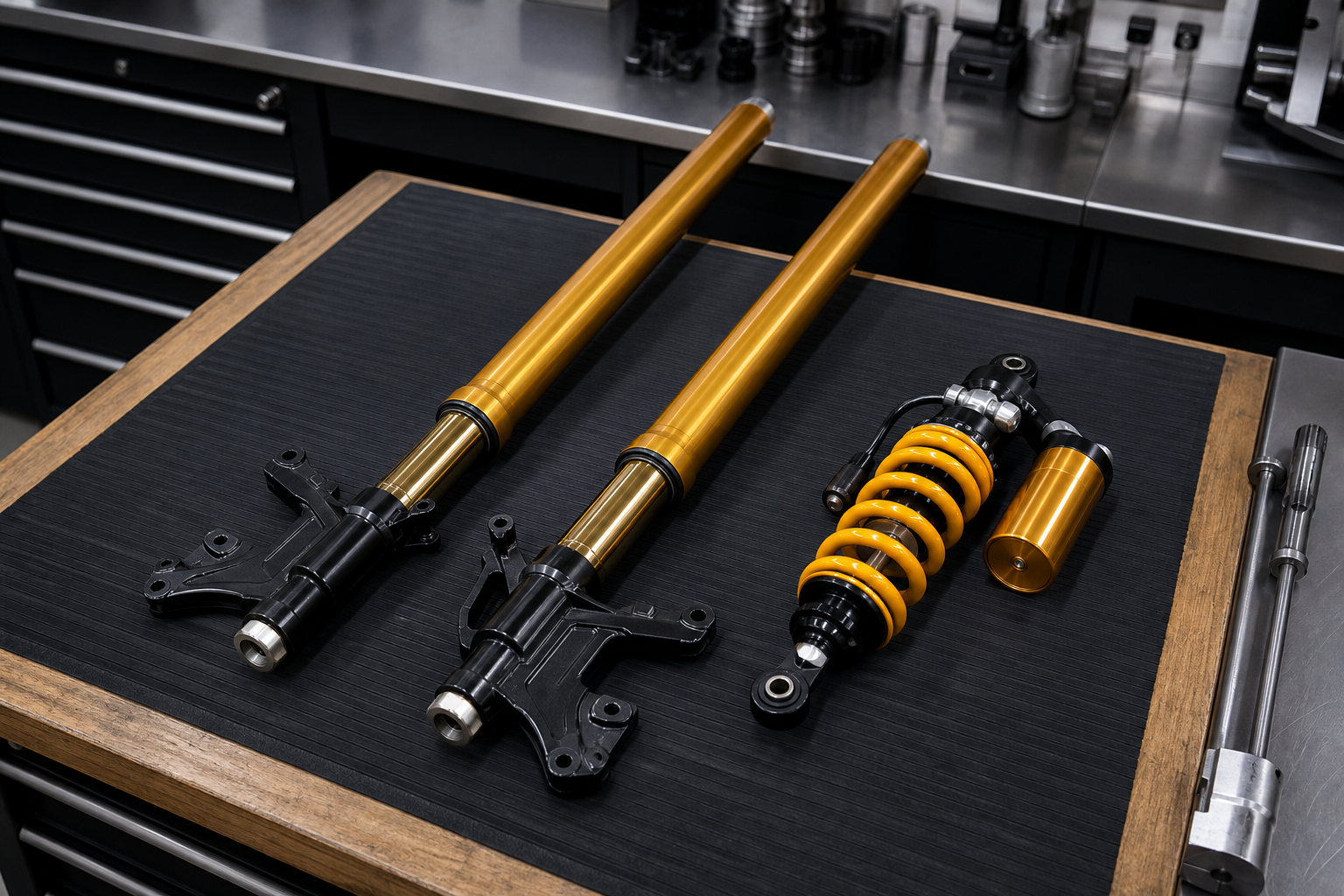 Sport bike fork and shock service in Miami
