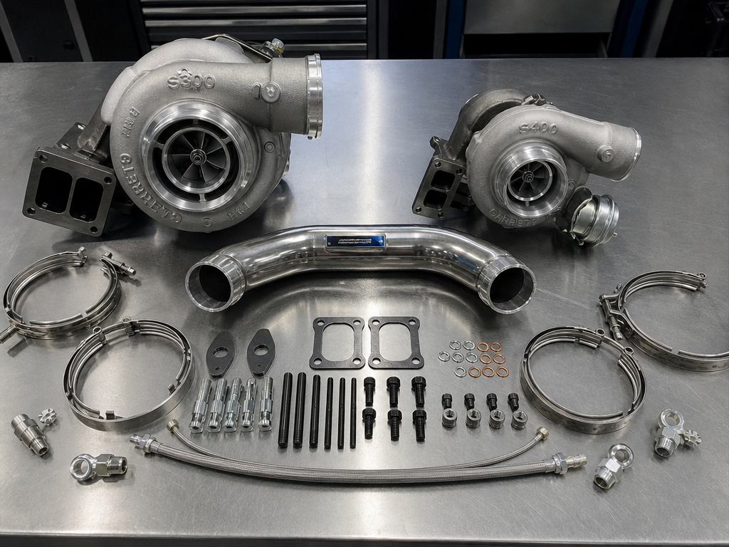 S300 S400 compound turbo kit Cummins 6.7 Houston