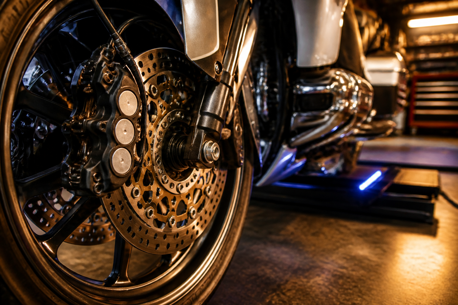 Honda Gold Wing brake service in Miami