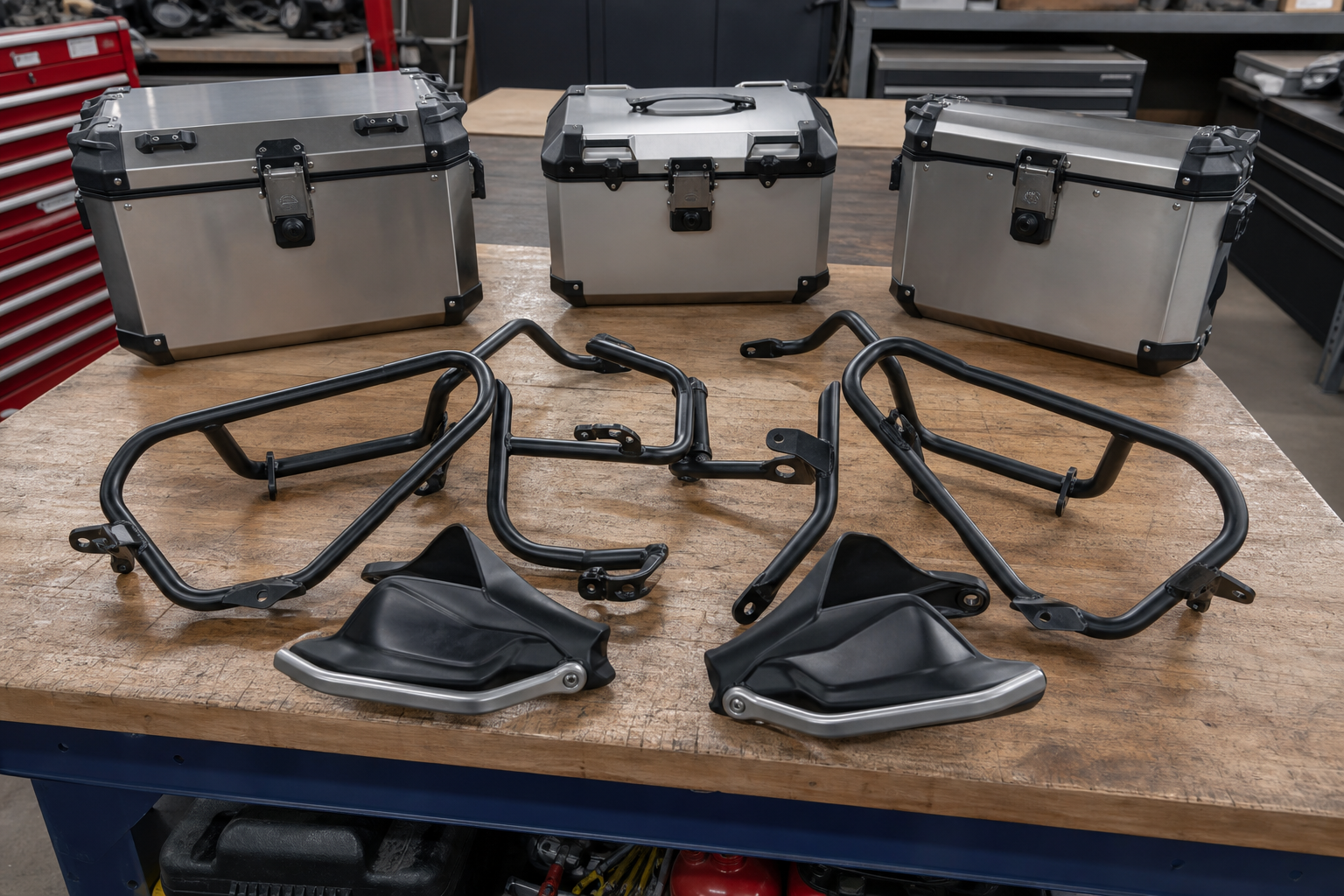 Adventure crash protection and luggage in Miami
