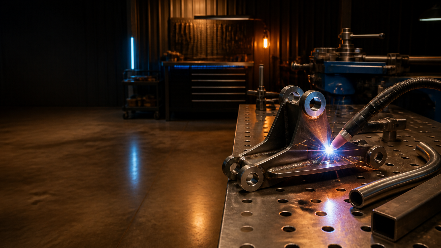 Custom motorcycle fabrication in Miami at Biscayne Moto Works