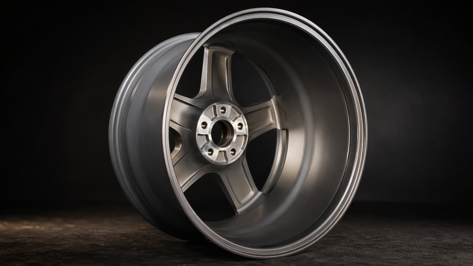 Wheel cross-section showing barrel depth and hub mounting face
