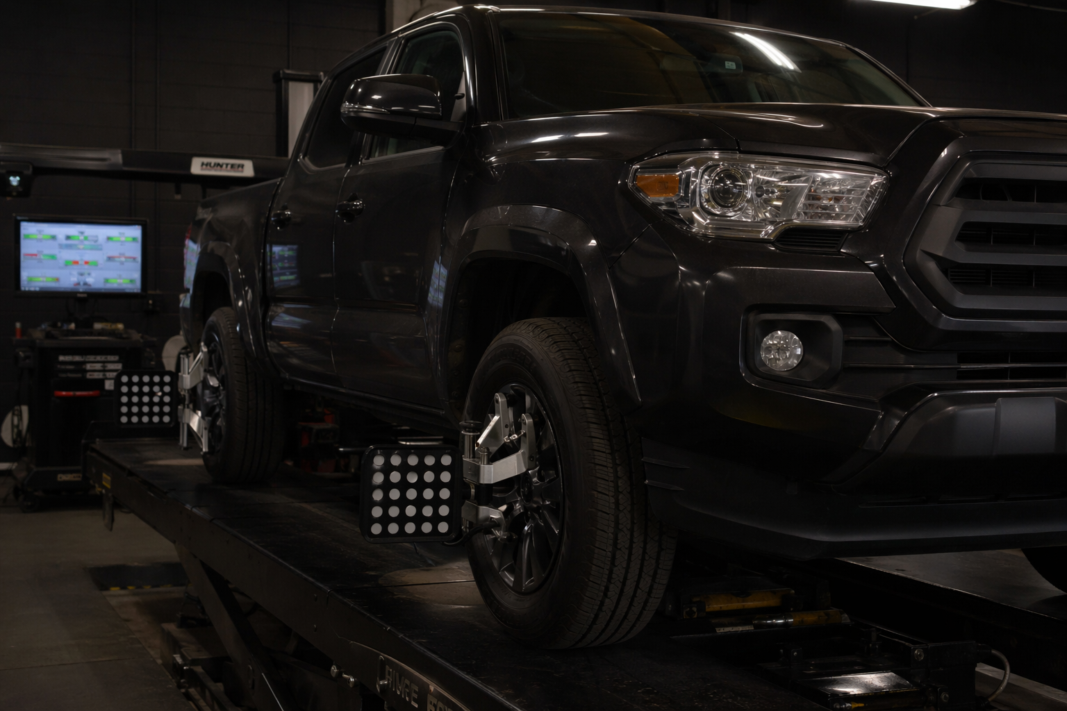 4-wheel alignment rack on every lift install