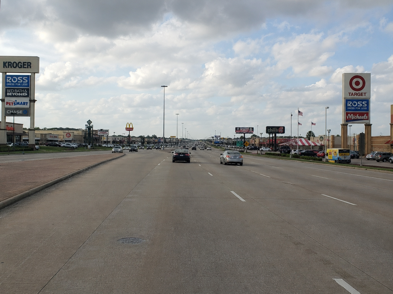 West Houston commercial corridor on Westheimer Road