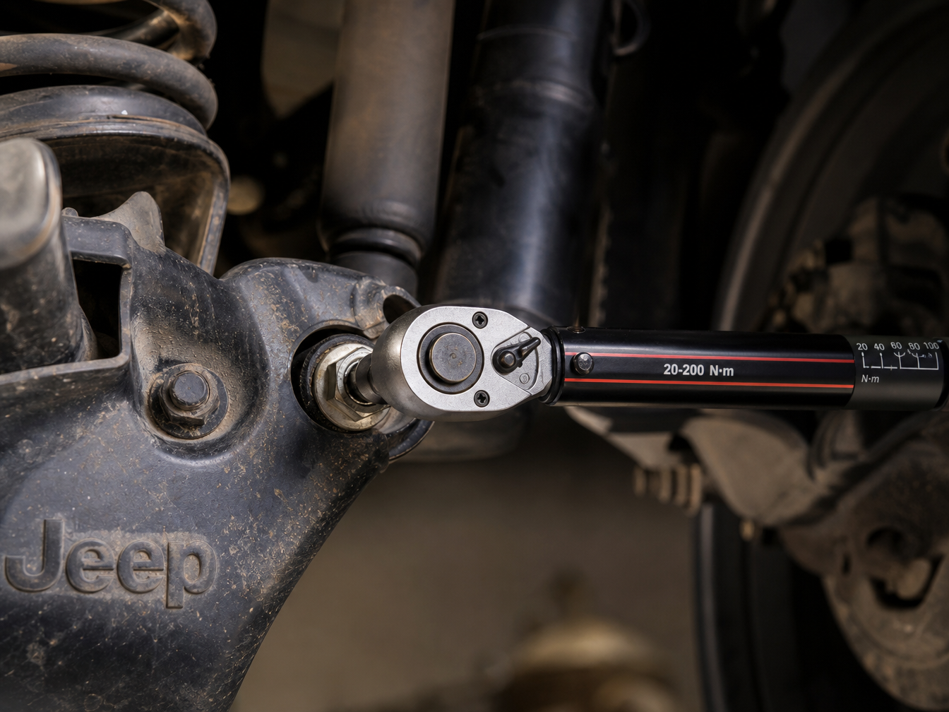 Quality control torque verification on every Jeep fastener