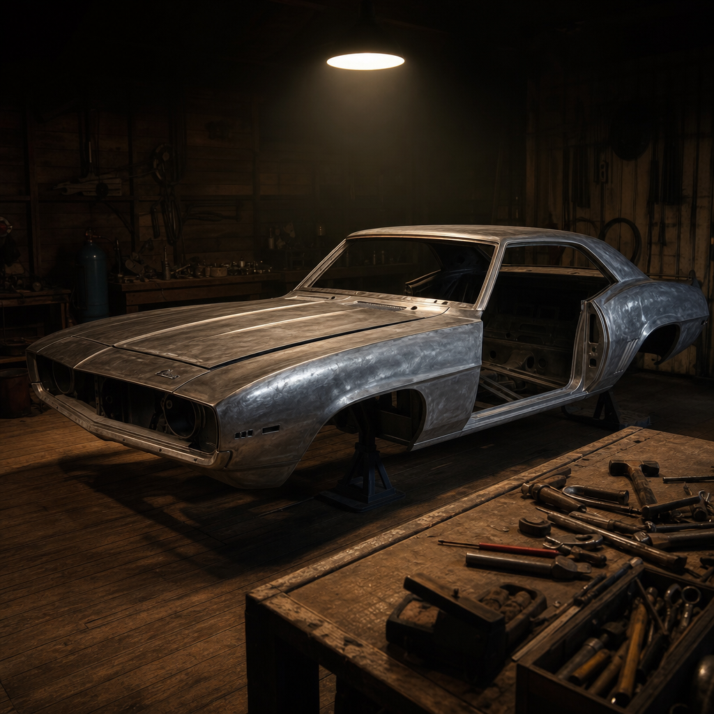 classic car restoration shop