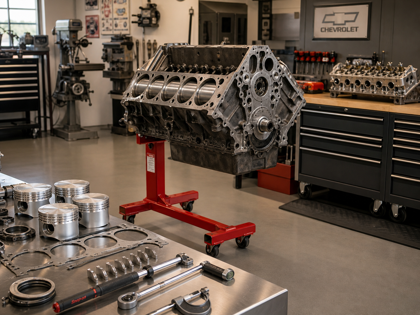 Engine rebuild bench