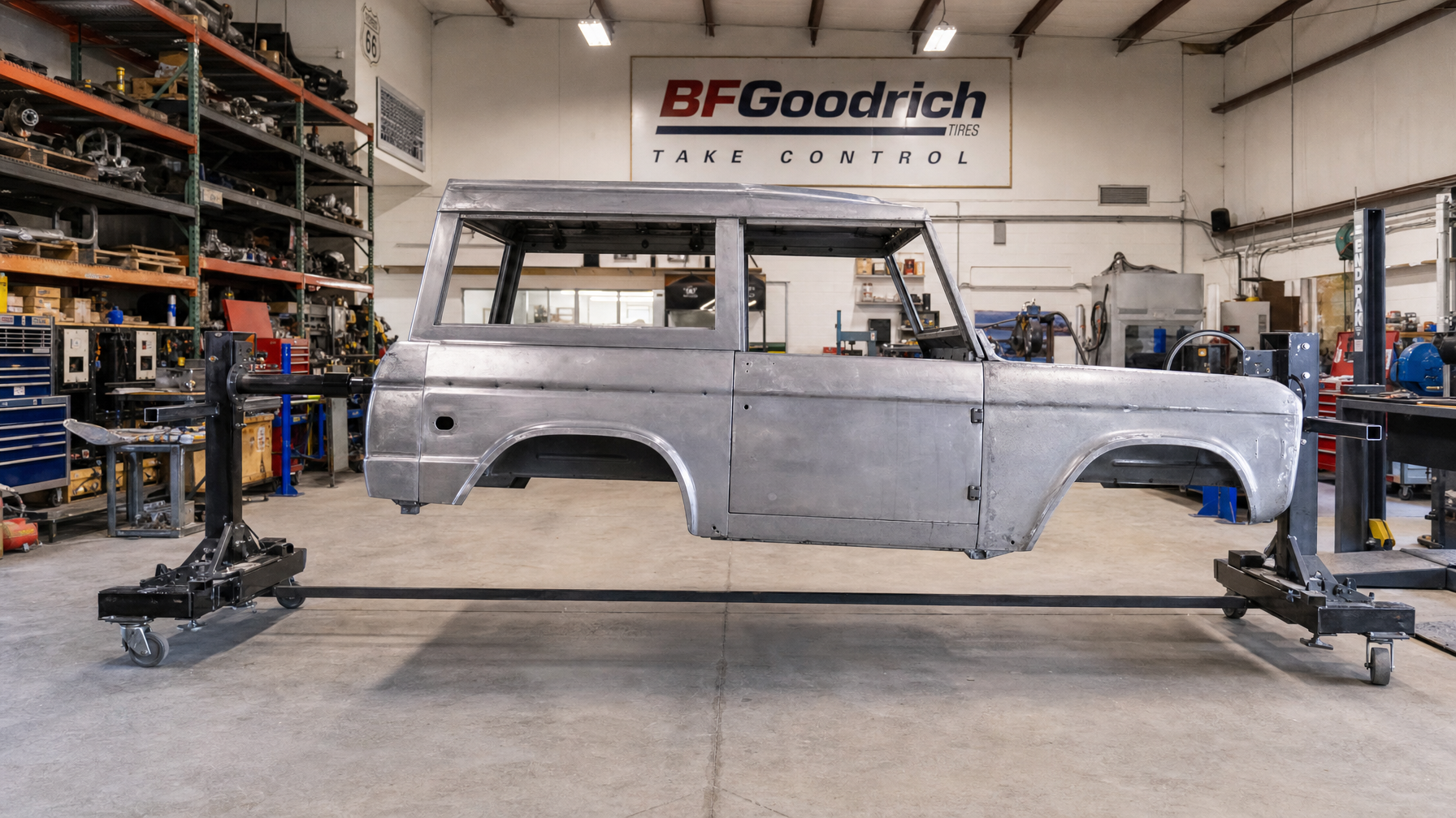 Rotisserie restoration in progress