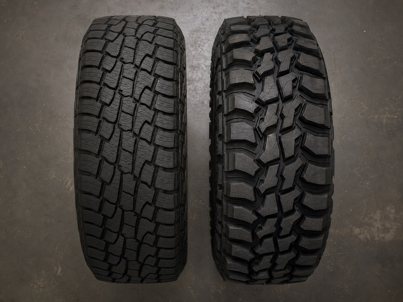 Heat-damaged tire sidewall showing cracking from Houston summer temperatures