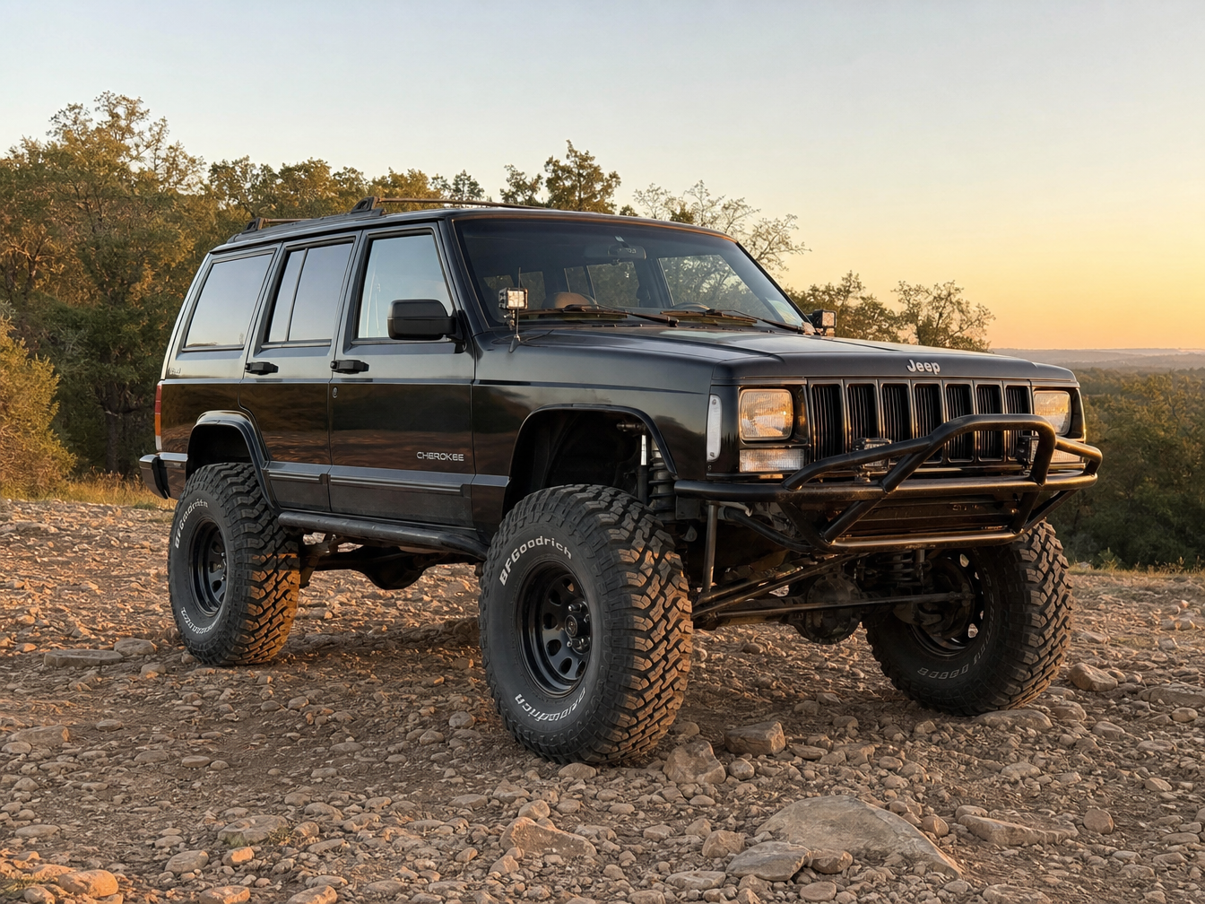 XJ Cherokee pre-purchase inspection — floor pan, unibody, and axle inspection before buying