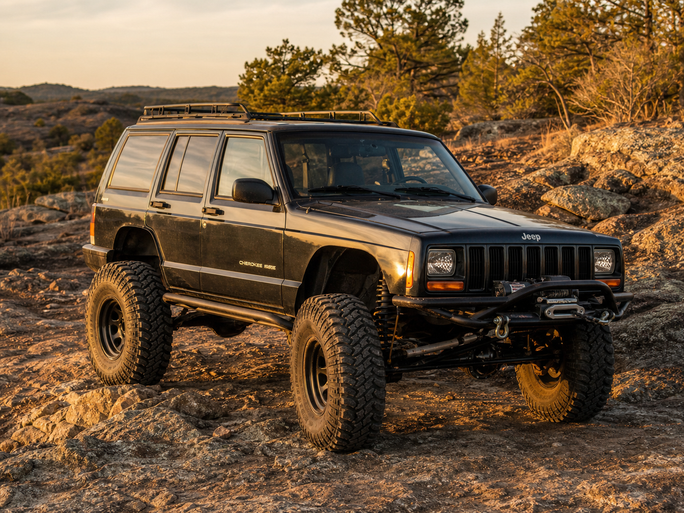 XJ Cherokee TJ Wrangler and ZJ Grand Cherokee platform comparison side by side