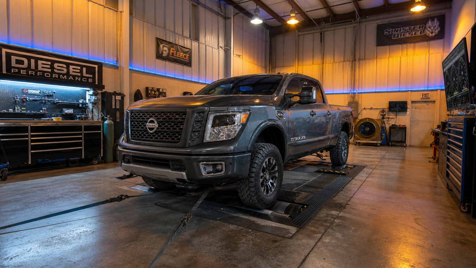 Nissan Titan XD Cummins diesel tuning Houston Drop Forged Diesel