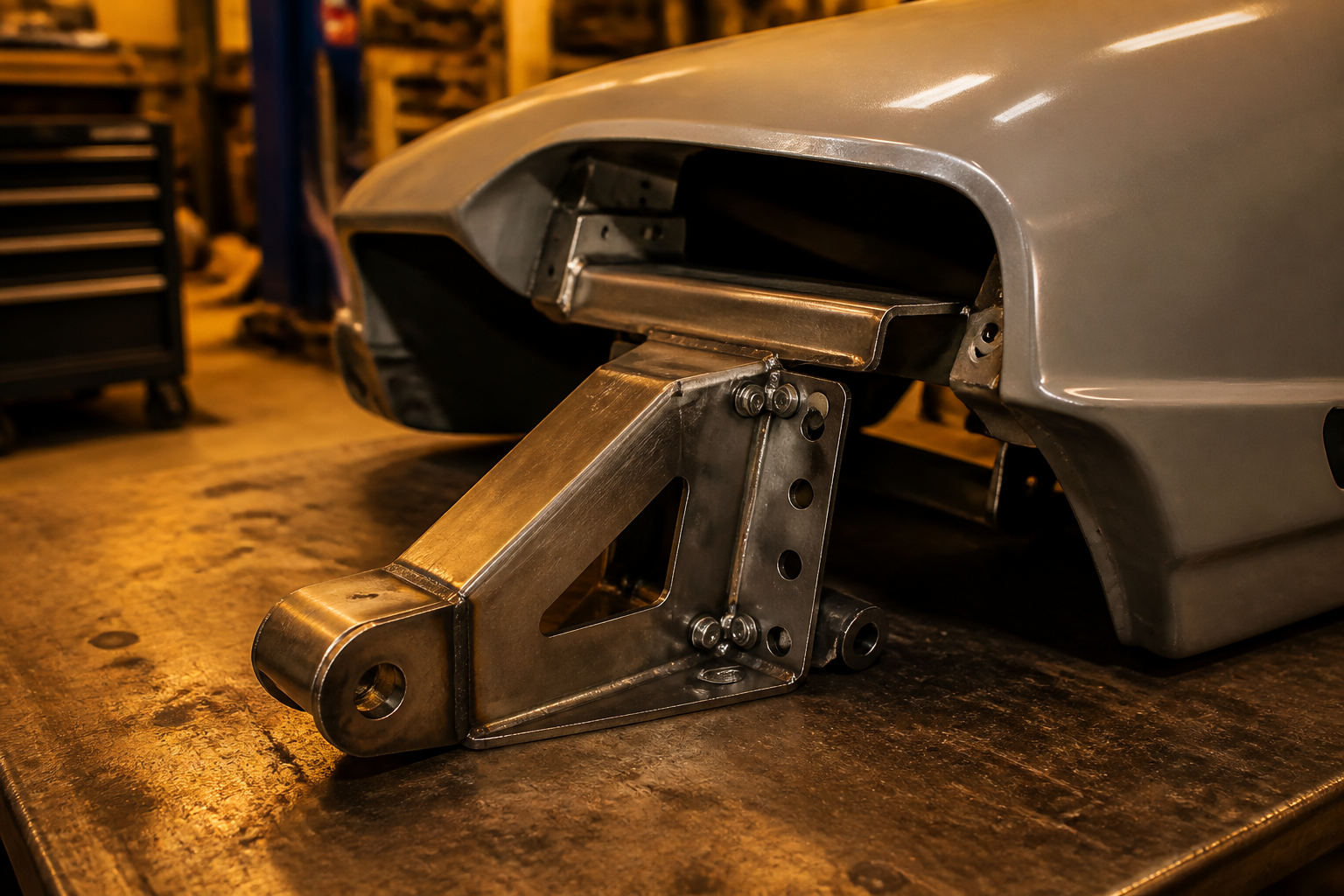Custom bagger bodywork and mounting fabrication in Miami