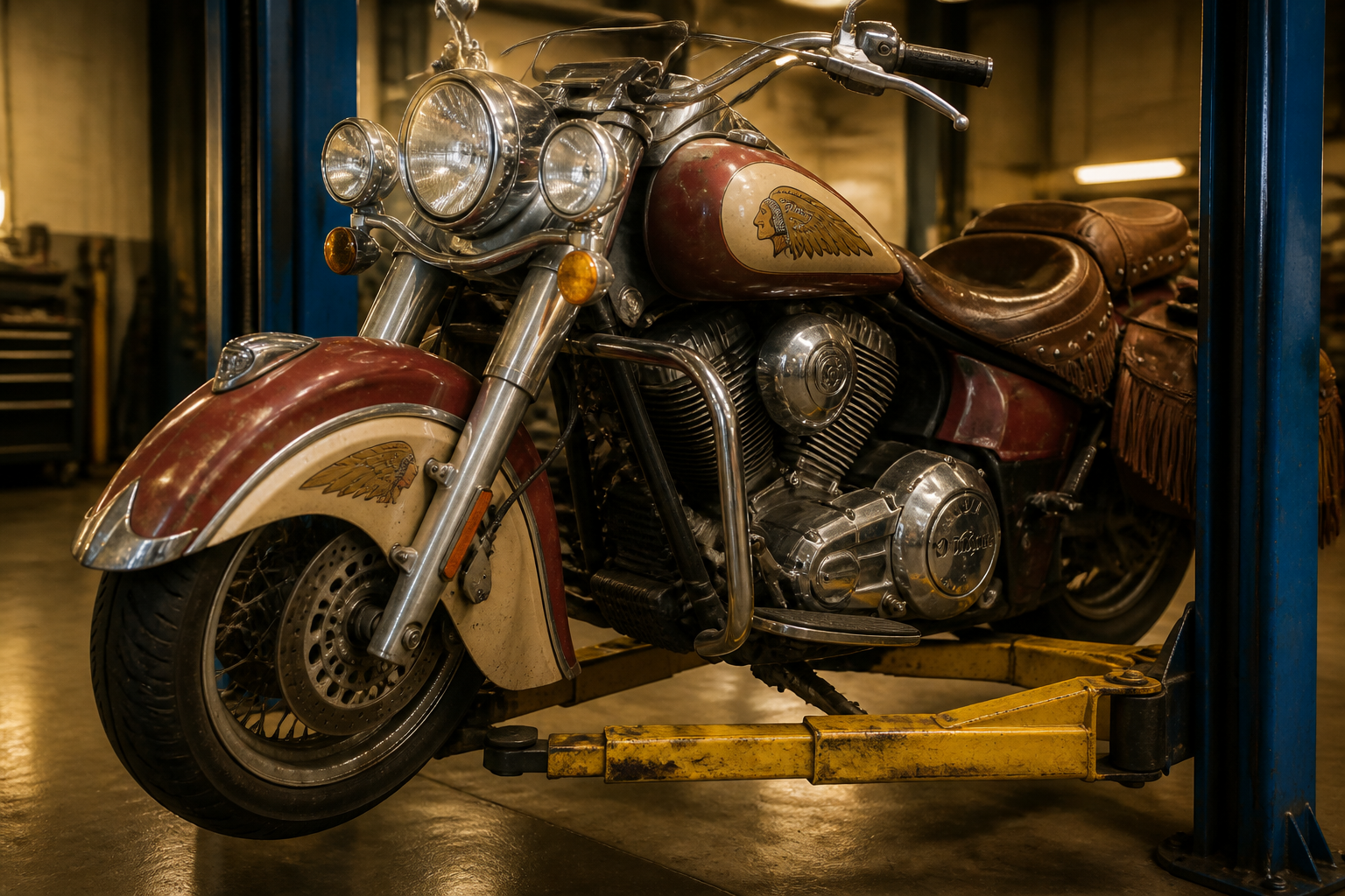 Used Indian Chief inspection in Miami