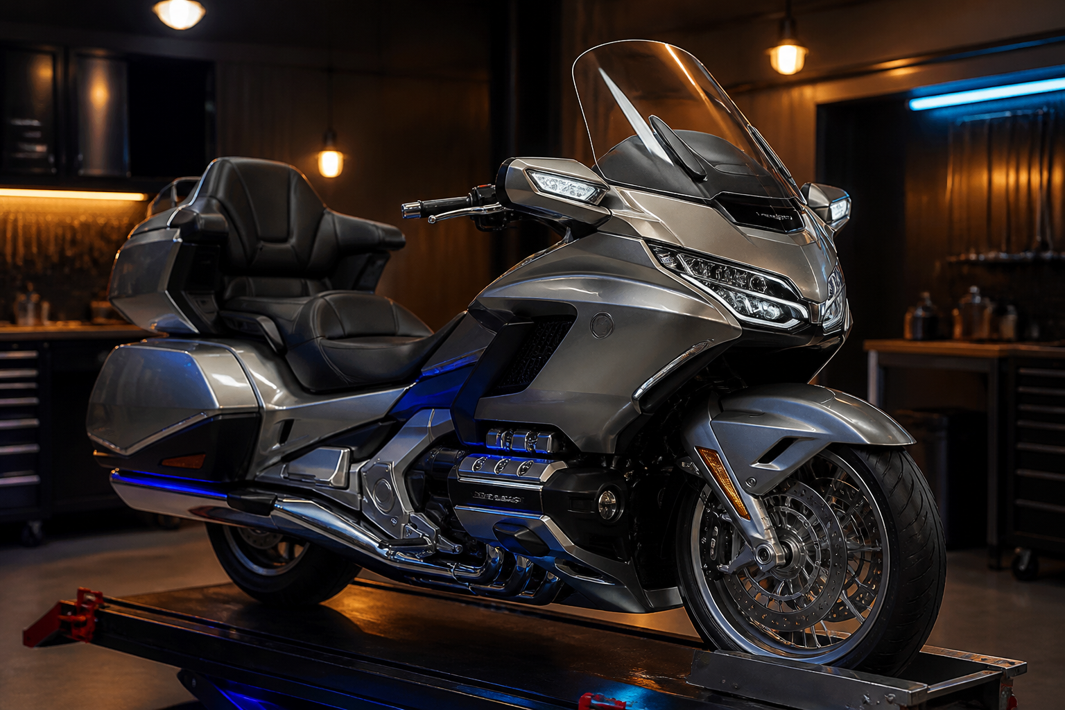 Honda Gold Wing touring prep in Miami