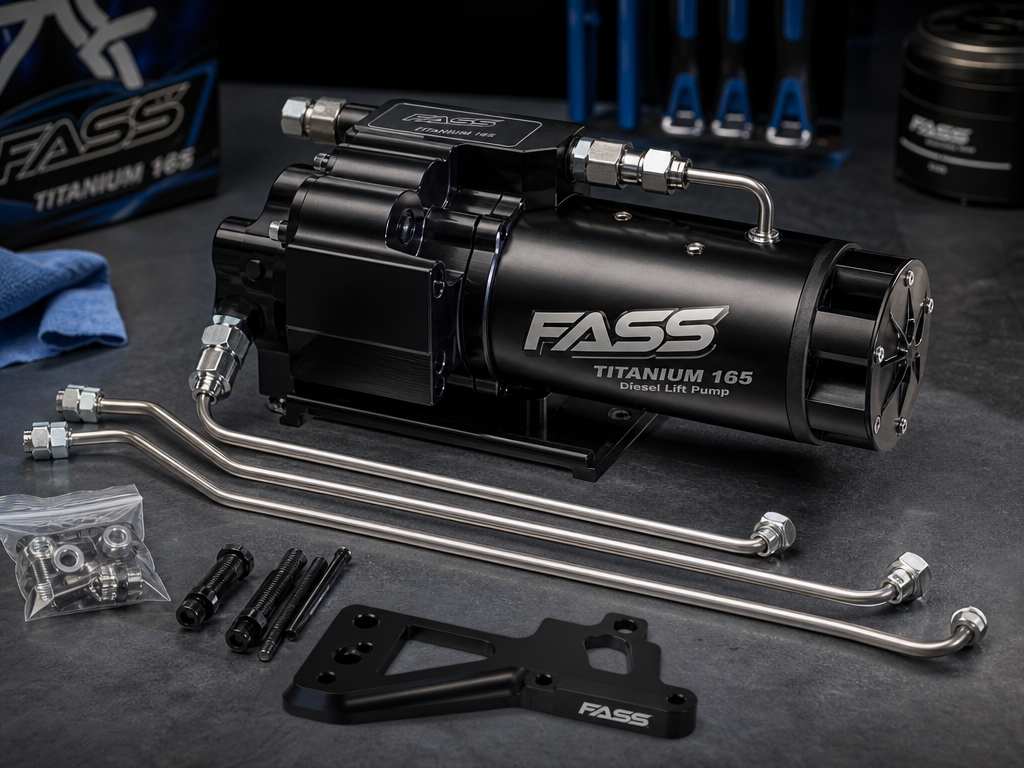 FASS Titanium 165 frame-mounted lift pump F-350 Power Stroke