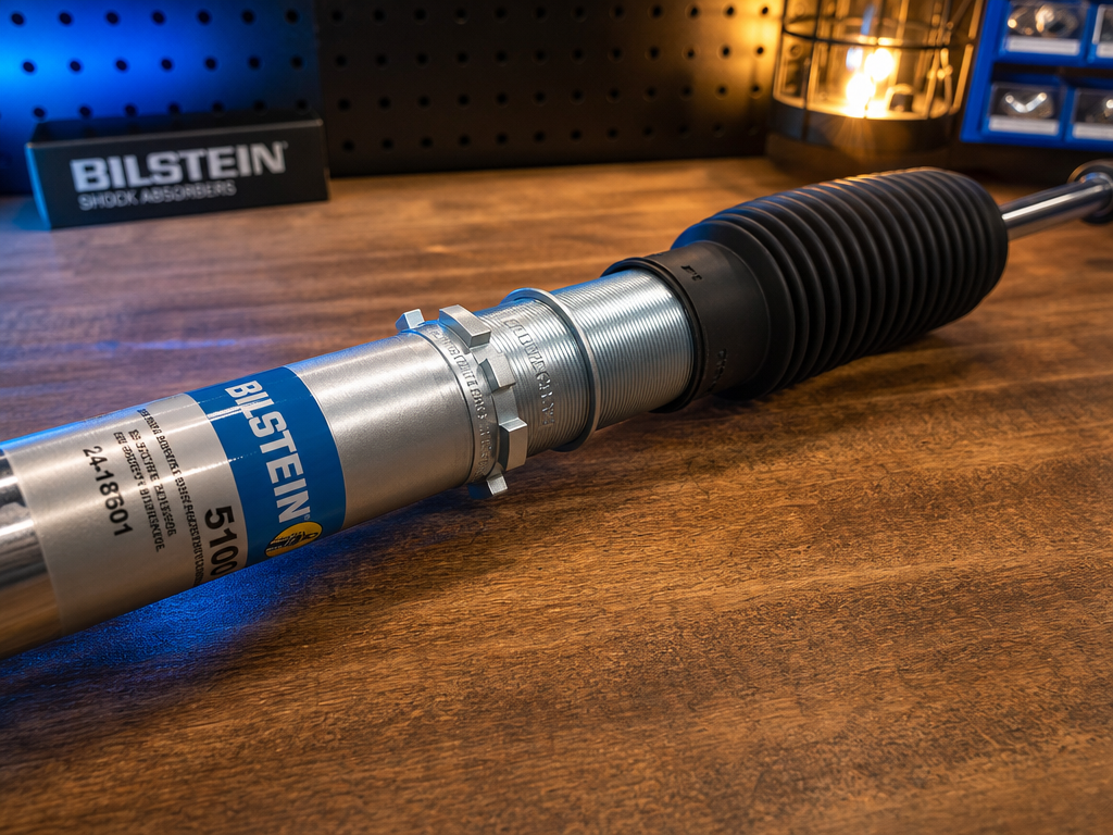 Bilstein 5100 snap-ring height settings detail