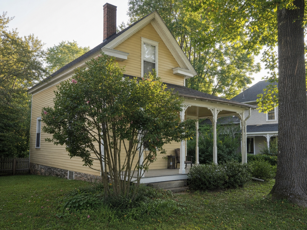 Historic older homes in Blountville, Tennessee