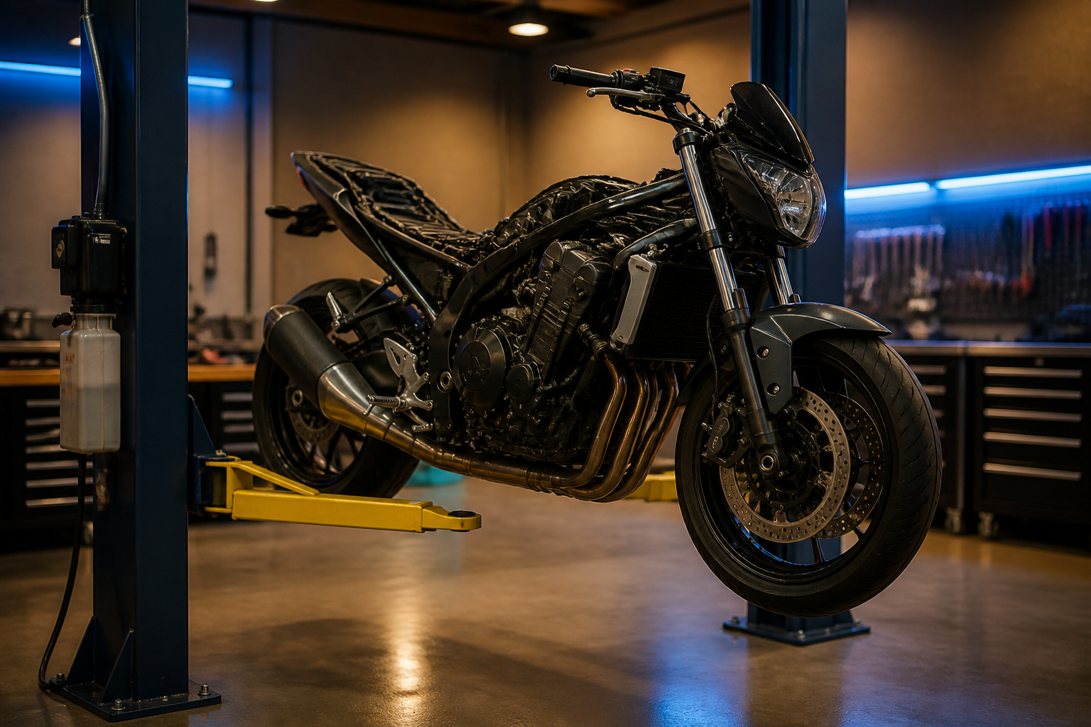 Motorcycle inspection near Miami Lakes