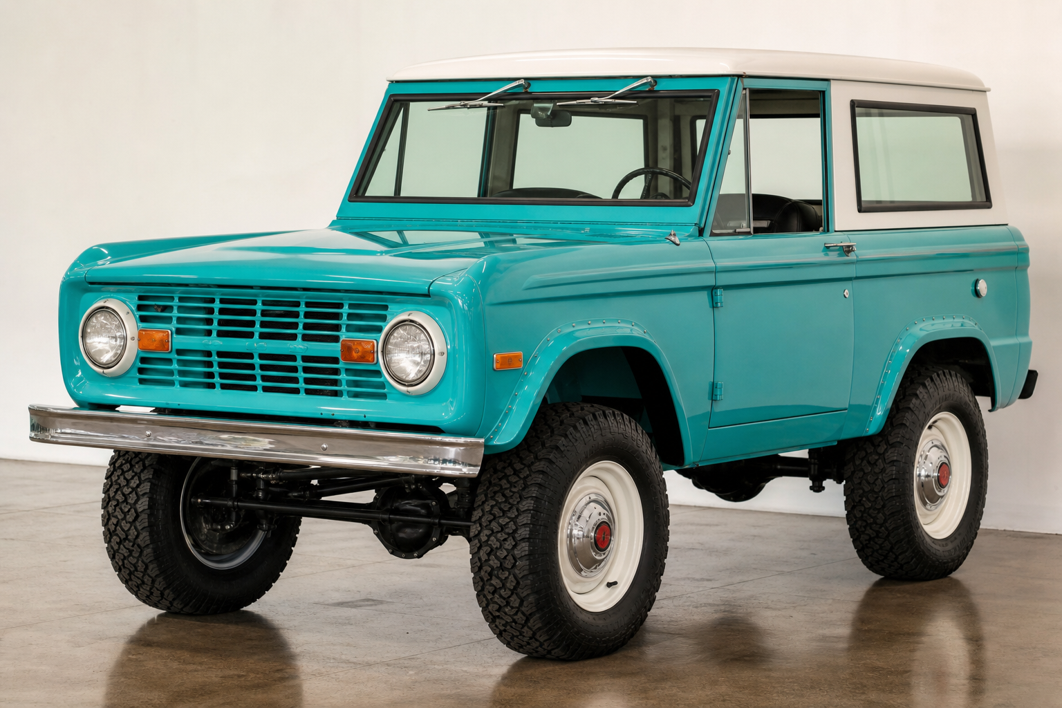 Restored uncut early 4x4 in period color