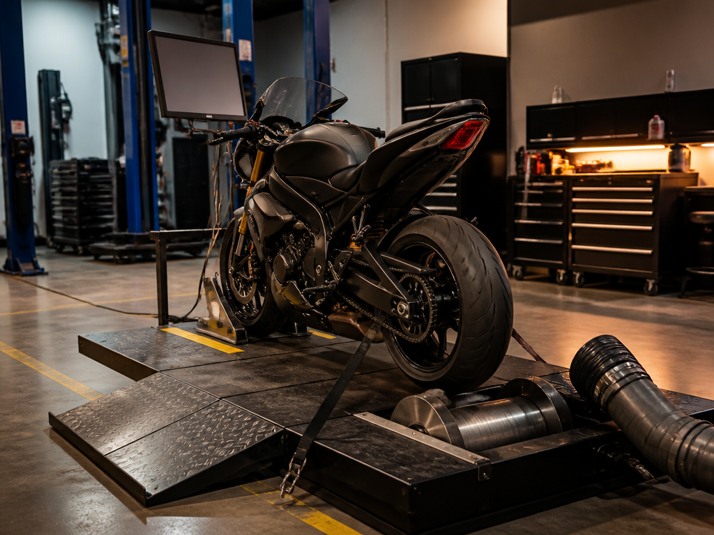 In-house dyno and service capability at Biscayne Moto Works