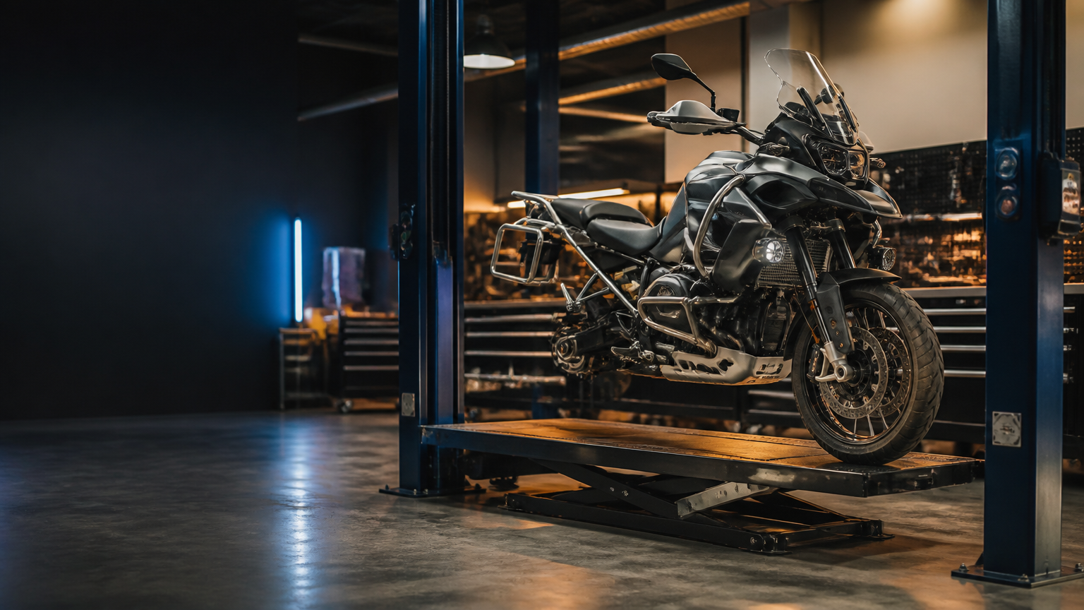 BMW GS Adventure build in Miami at Biscayne Moto Works