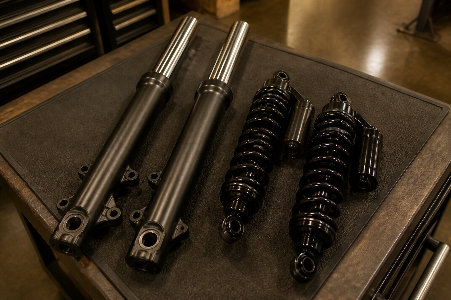 Harley Street Glide suspension in Miami