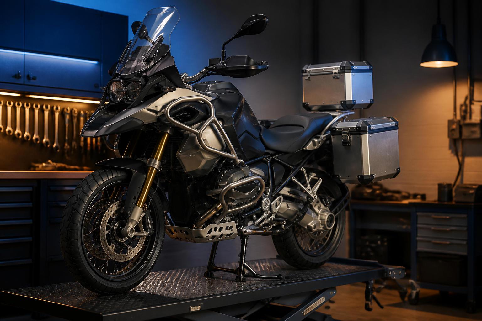 BMW GS adventure build in Miami
