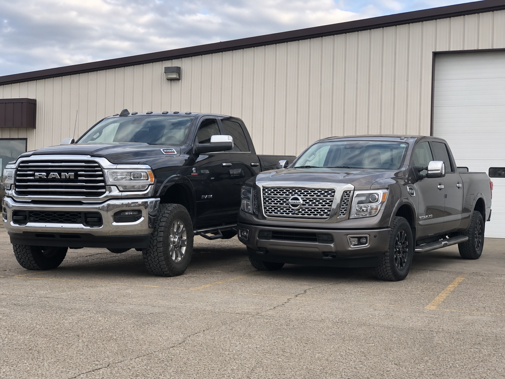 Nissan Titan XD vs Ram 2500 Cummins diesel comparison