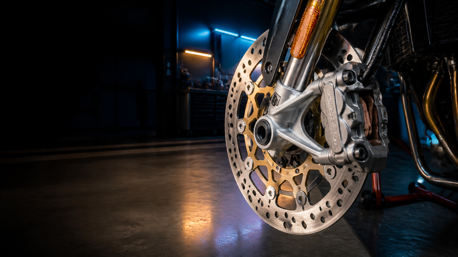 Motorcycle brake service and upgrades in Miami at Biscayne Moto Works