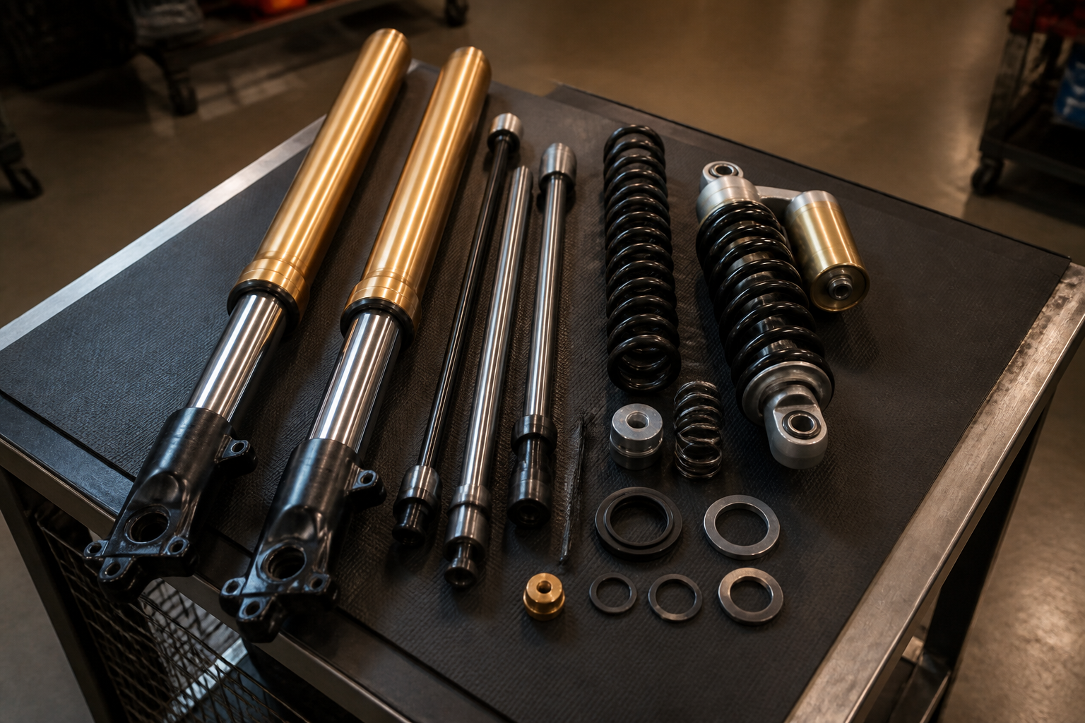 Honda Africa Twin suspension setup in Miami