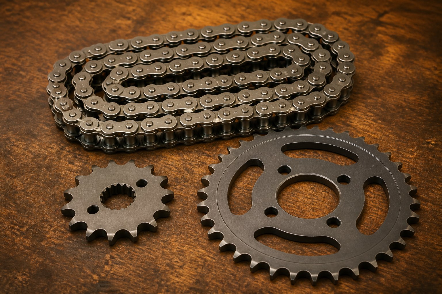 Motorcycle chain and sprocket replacement in Miami