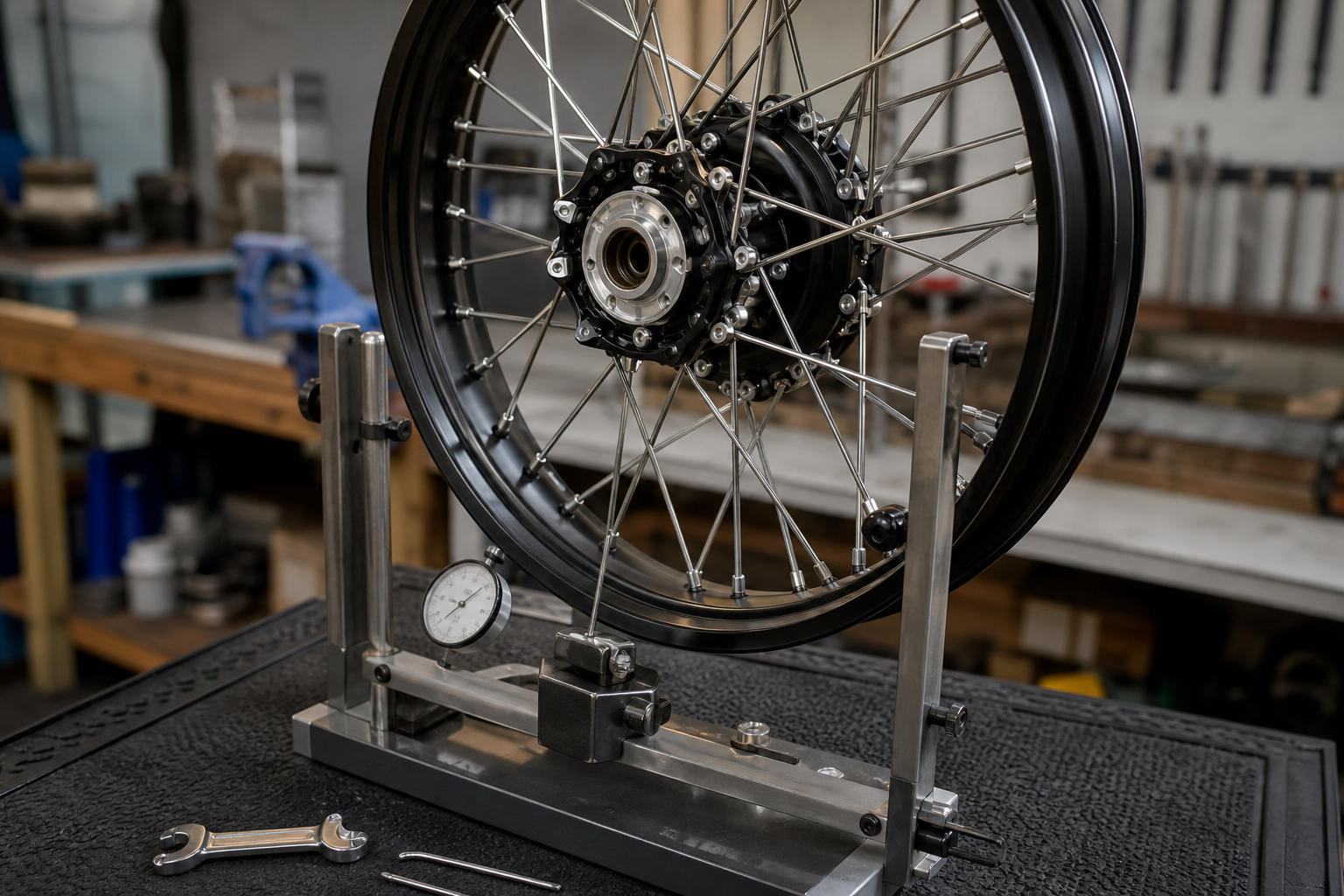 Adventure wheel, spoke and tubeless service in Miami