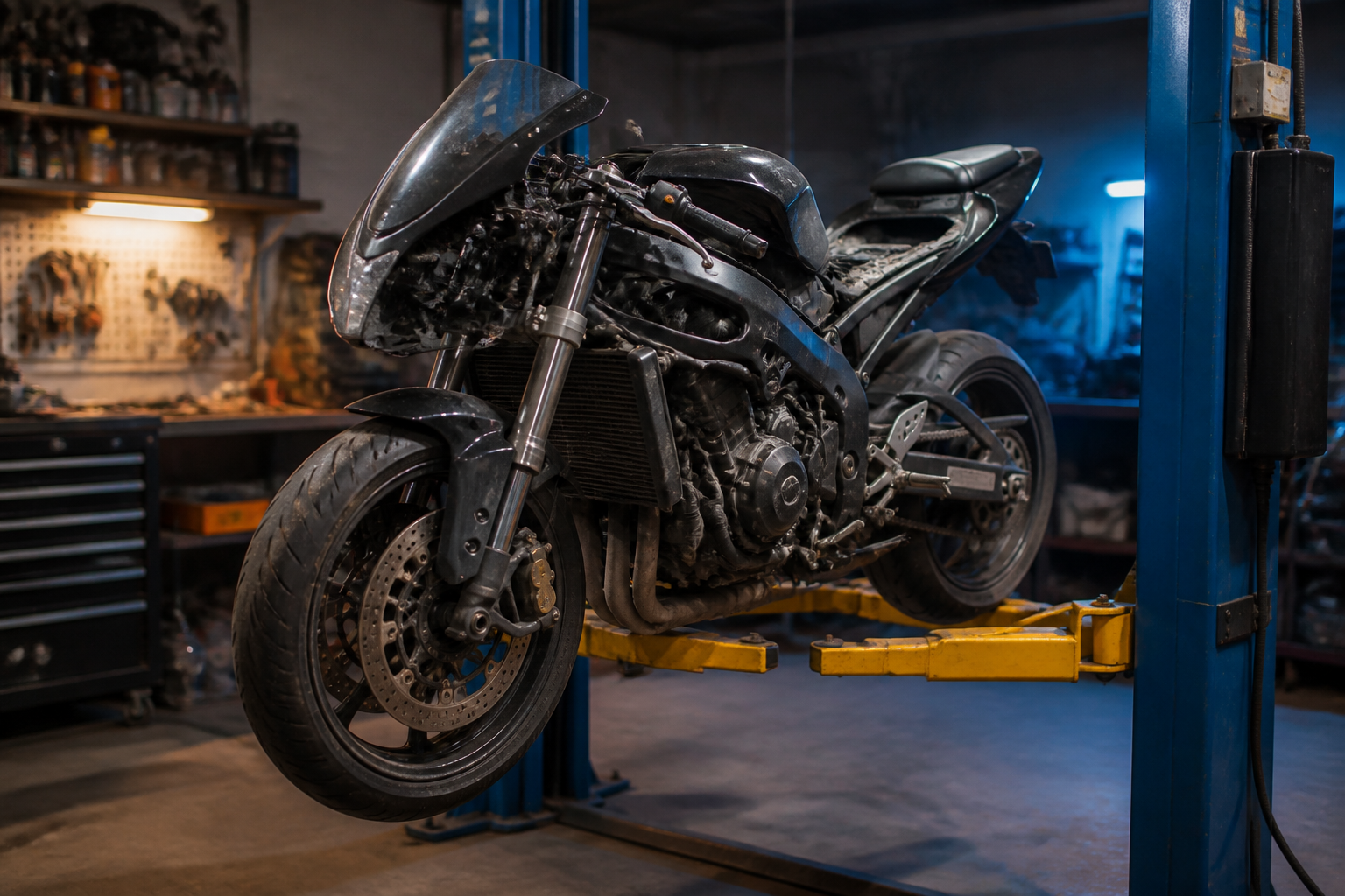 Motorcycle inspection near Coral Gables