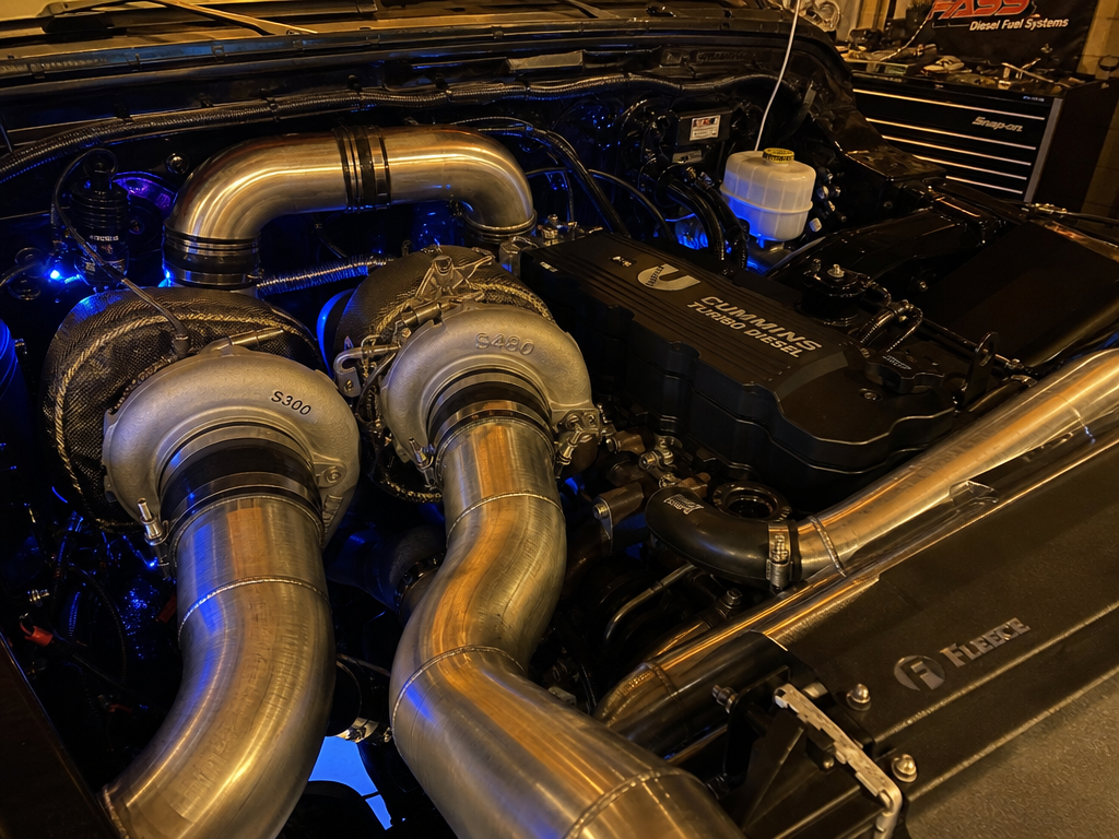 S300 S480 compound turbo Cummins installation Houston