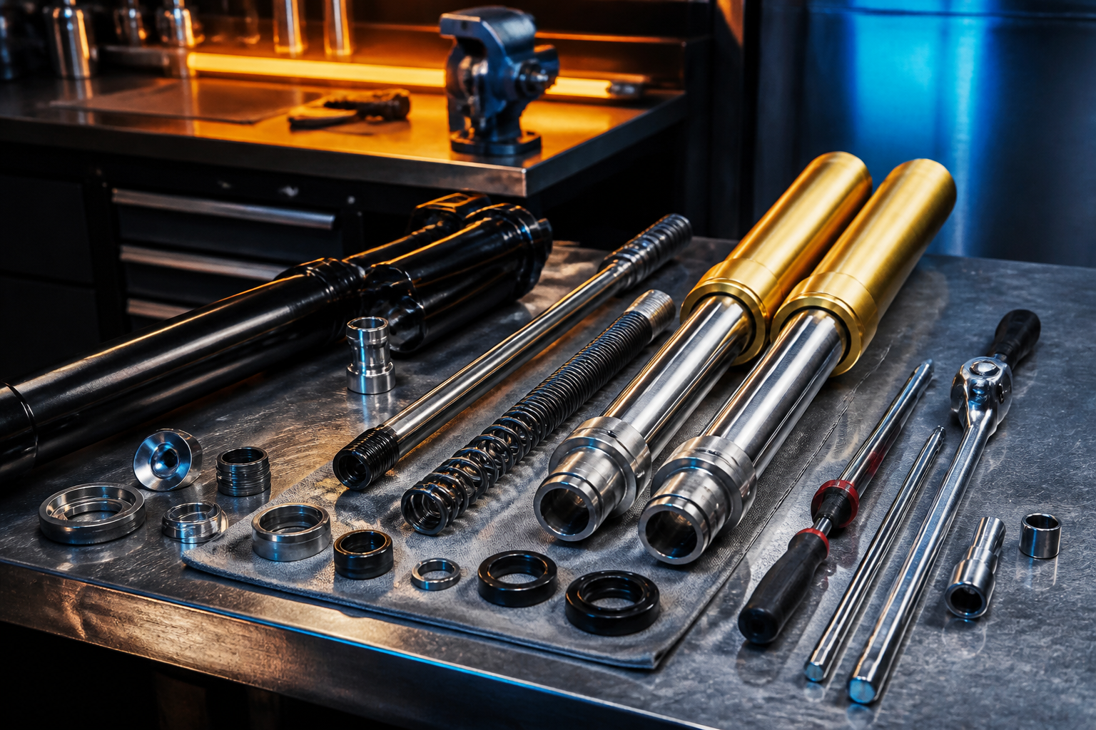 In-house suspension and fabrication bench in Miami