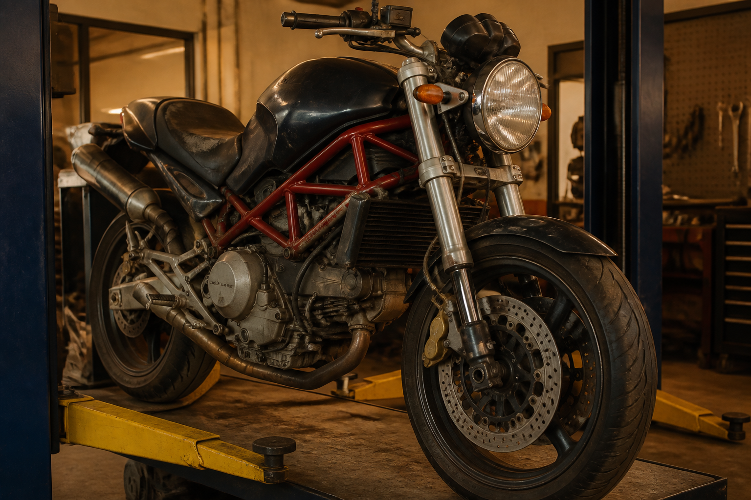 Used Ducati inspection in Miami