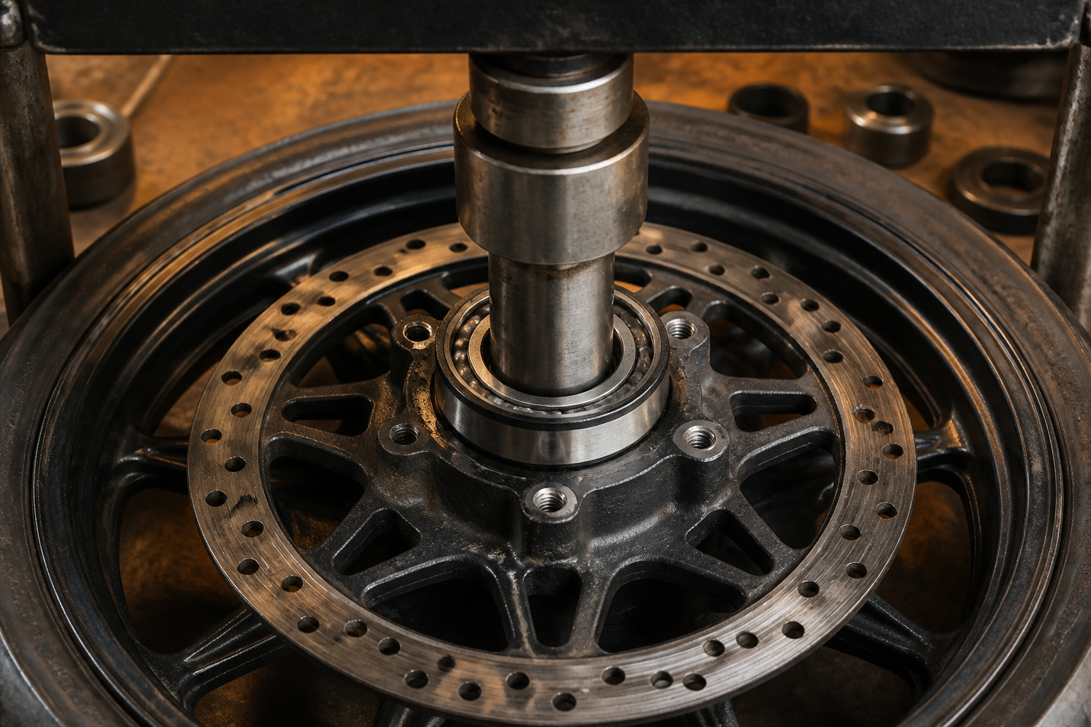 Motorcycle wheel bearing service in Miami