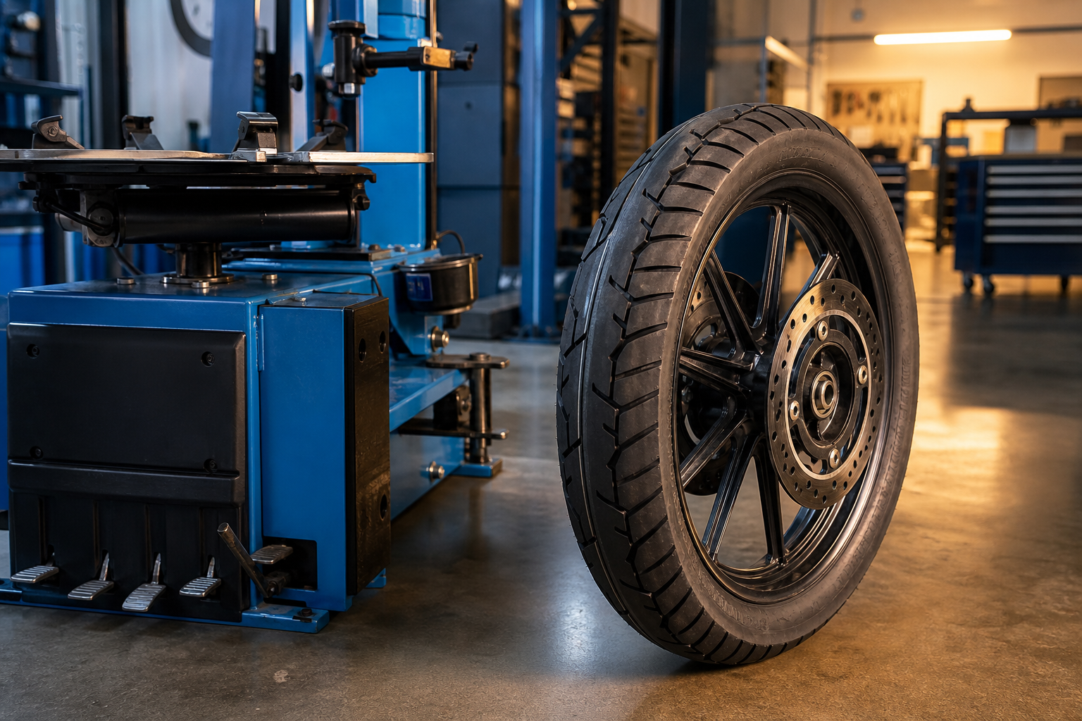 Touring motorcycle tire service in Miami