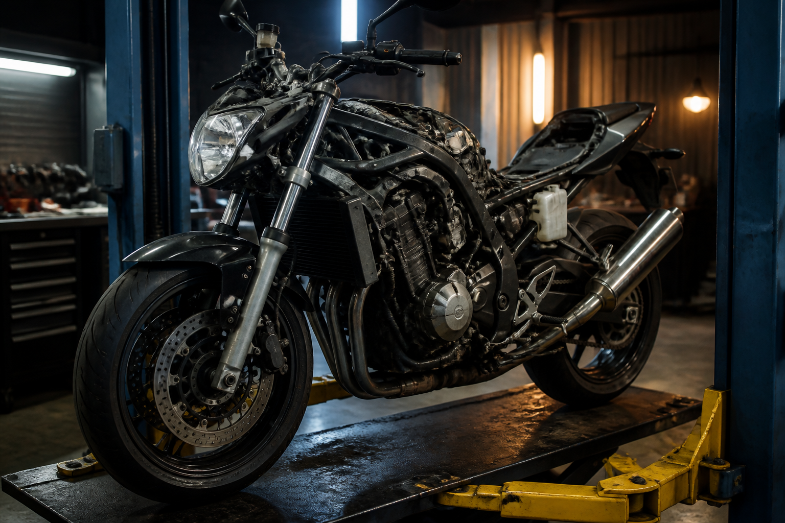Motorcycle inspection near Cutler Bay