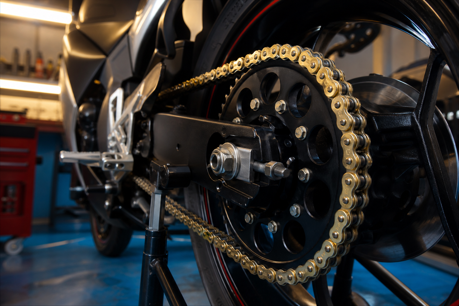 Sport bike chain and sprocket service in Miami