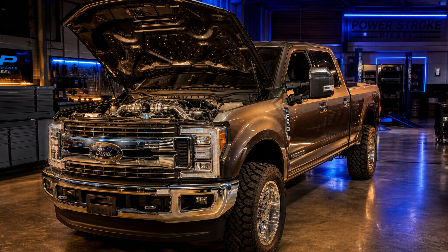 F-250 6.7 Power Stroke performance tune fuel system Houston Drop Forged Diesel